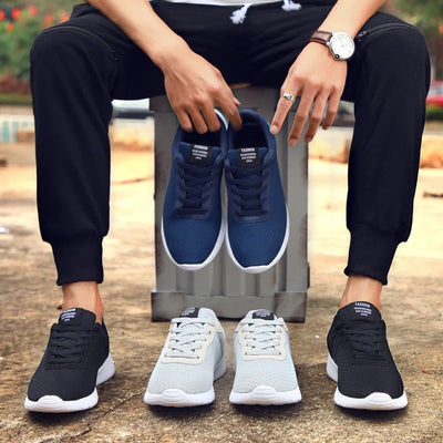 Men's Casual Lace Up Breathable Trainers