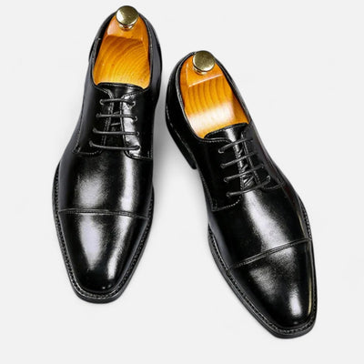 Classic PU Leather Oxford Office Shoes Men