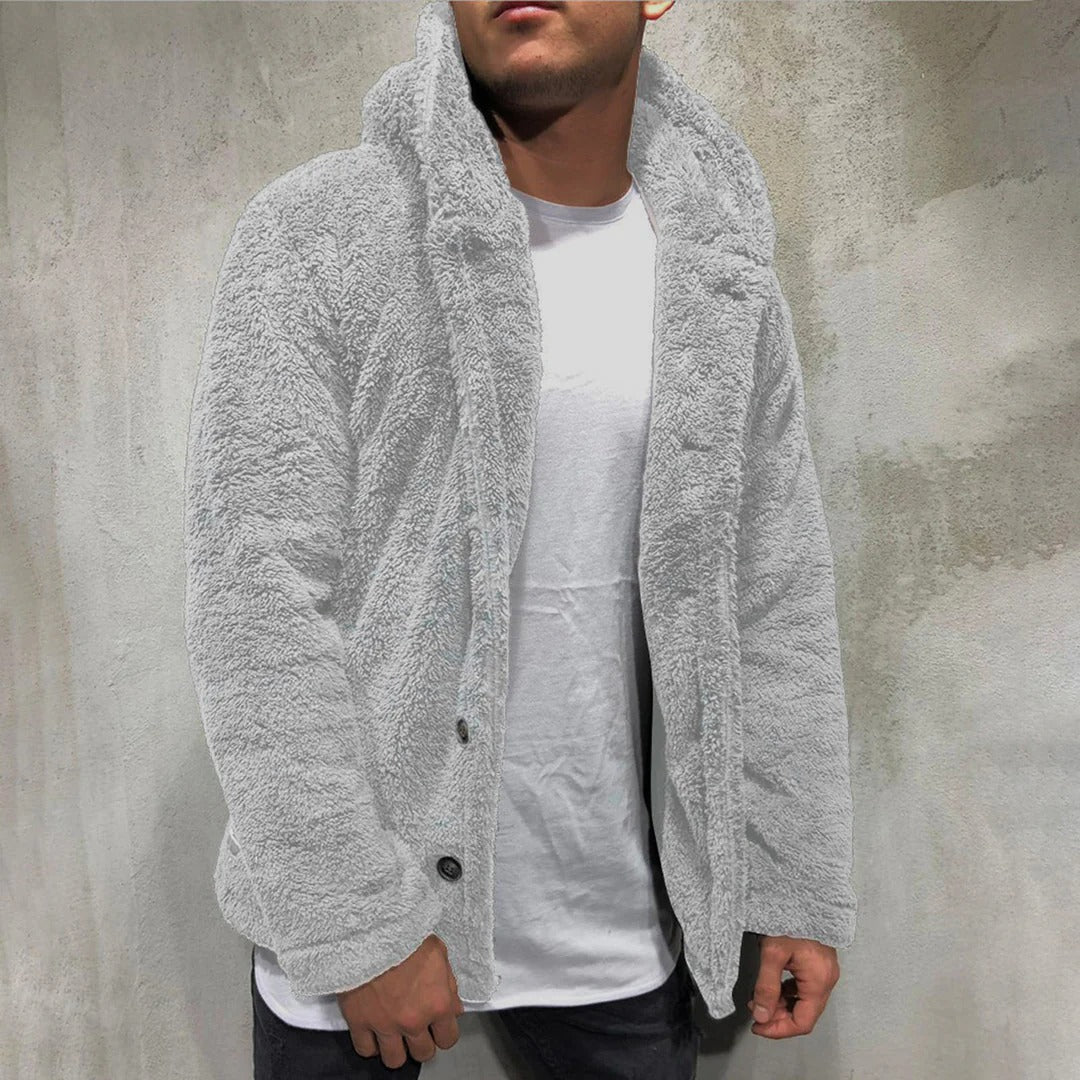 Soft Fleece Hoodie Sweater Men