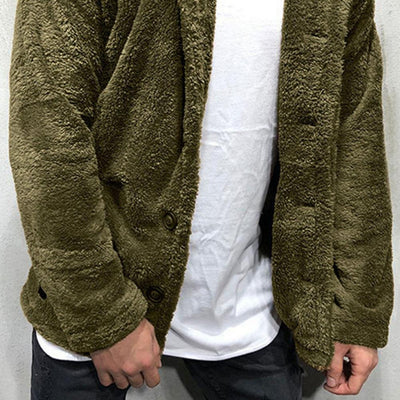 Soft Fleece Hoodie Sweater Men