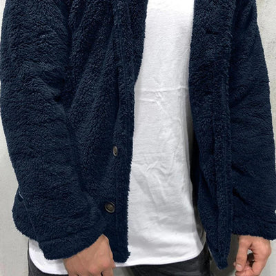 Soft Fleece Hoodie Sweater Men