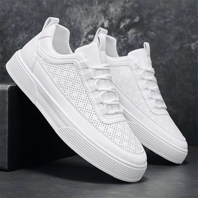 Liam - Lightweight White Trainers Men
