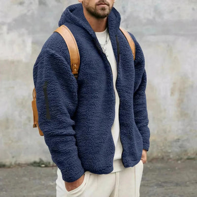Soft Fleece Hoodie Sweater Men