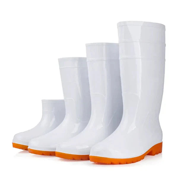 White Wellies - Waterproof & Non-Slip