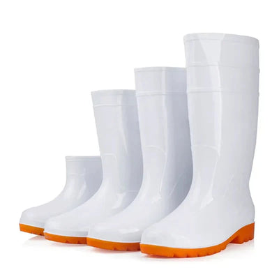 White Wellies - Waterproof & Non-Slip
