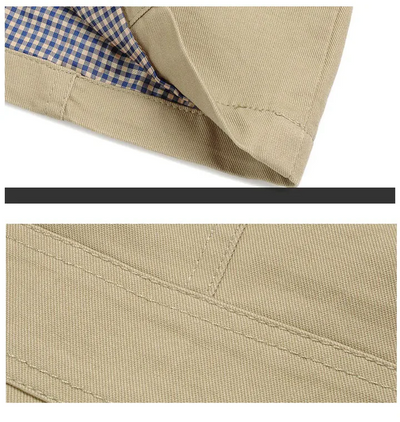 Men's Mid-Length Button-Up Trench Coat