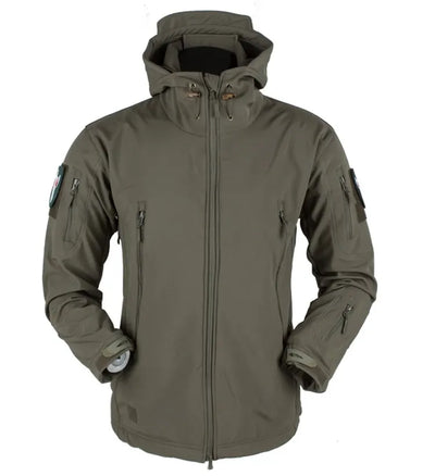 Tactical Hooded Softshell Jacket Men