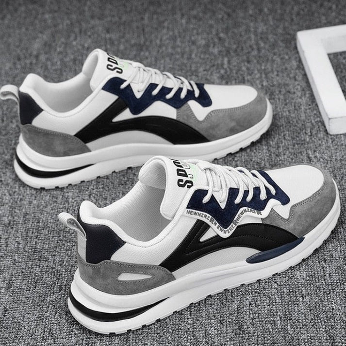 Comfy Lace-Up High Sole Trainers Men