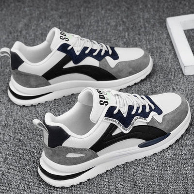 Comfy Lace-Up High Sole Trainers Men
