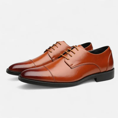 Classic PU Leather Oxford Office Shoes Men