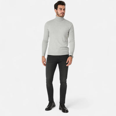 Slim Fit Turtleneck Sweater Men