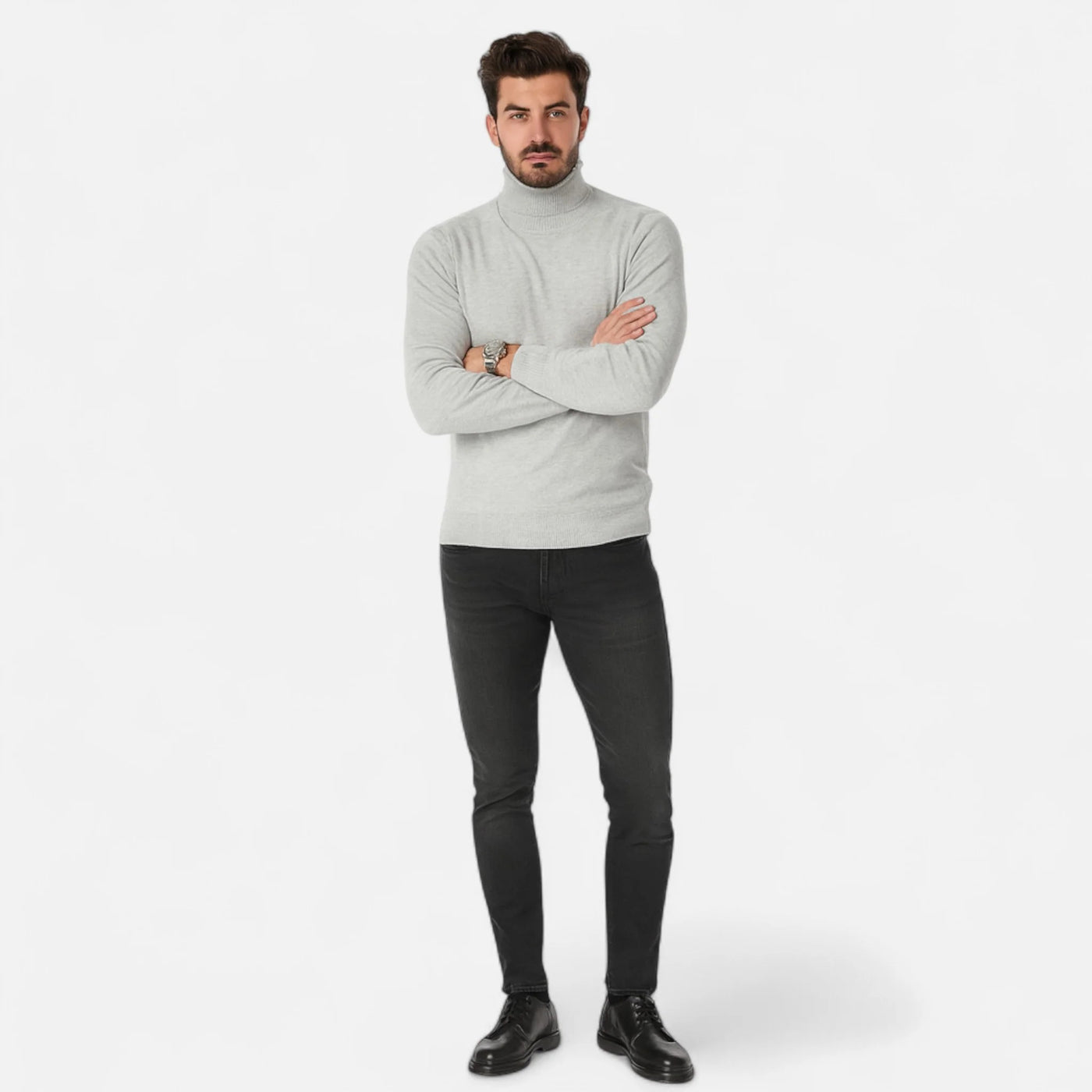 Slim Fit Turtleneck Sweater Men