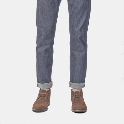 Casual Brown Lace Up Chukka Boots Men