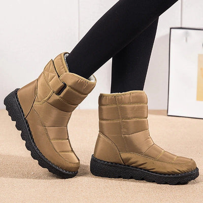 Insulated Fur Lined High Boots Women
