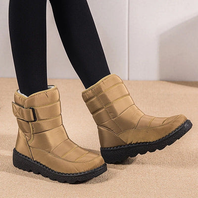 Insulated Fur Lined High Boots Women