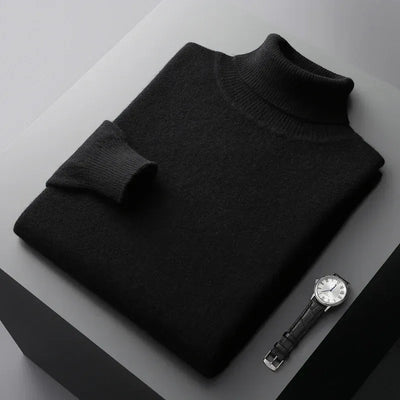 Soft Knit Turtleneck Sweater Men