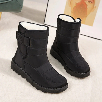 Insulated Fur Lined High Boots Women