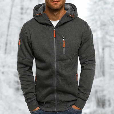 Harvey - Warm Hooded Fleece Jacket Men