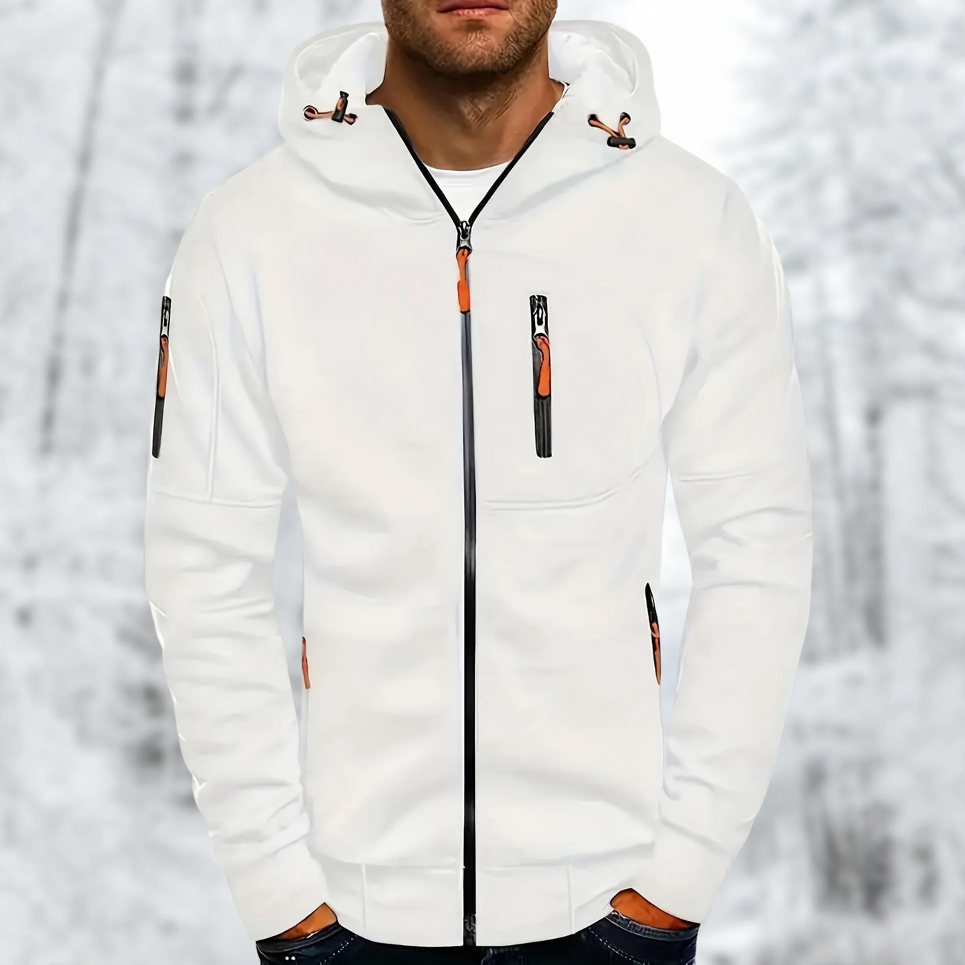Harvey - Warm Hooded Fleece Jacket Men