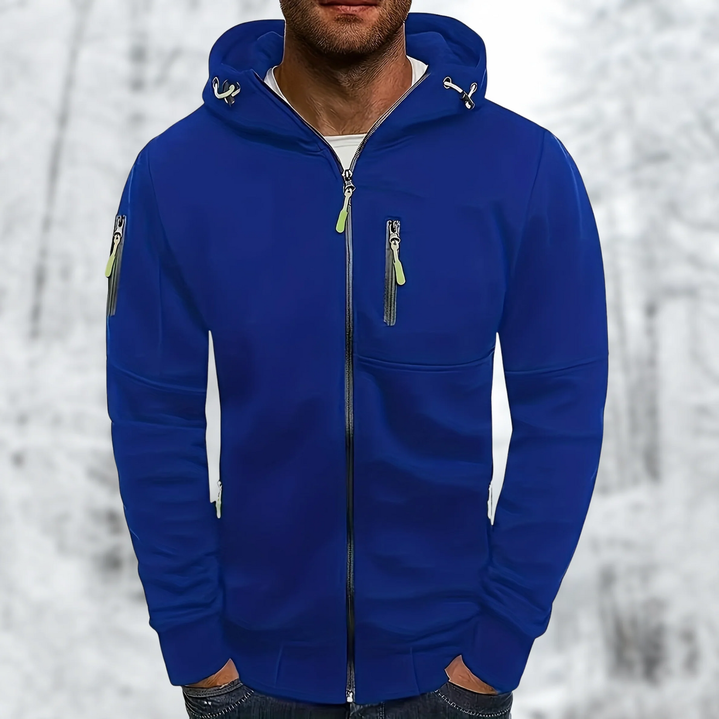 Harvey - Warm Hooded Fleece Jacket Men
