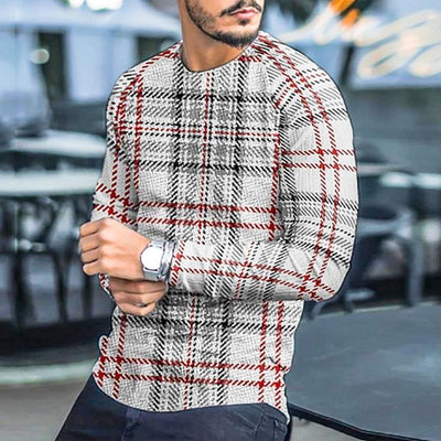 Lightweight Slim Fit Printed Sweater