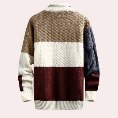 Will – Retro Style Chunky Knitted Jumper Men