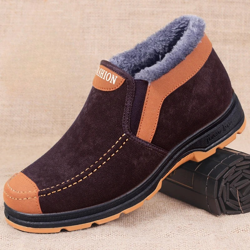 Winter Plush Lined Ankle Boots