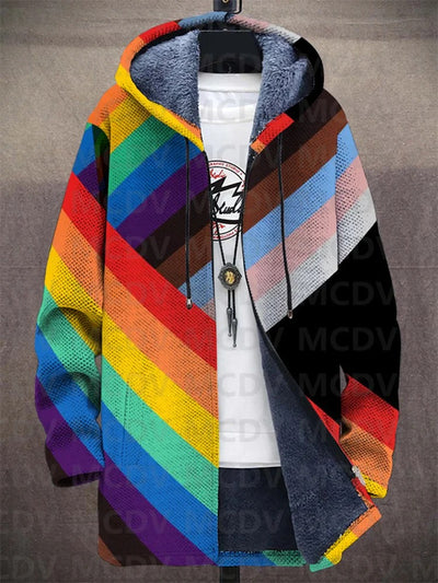 Unisex Plush Long Hoodie