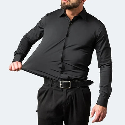 Casual Long Sleeve Non-Iron Shirt Men