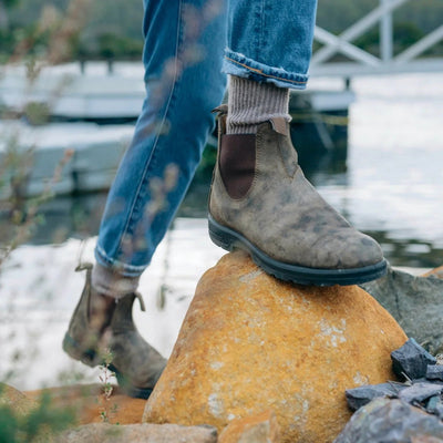 Rustic Men’s Chelsea Boots Anti Slip