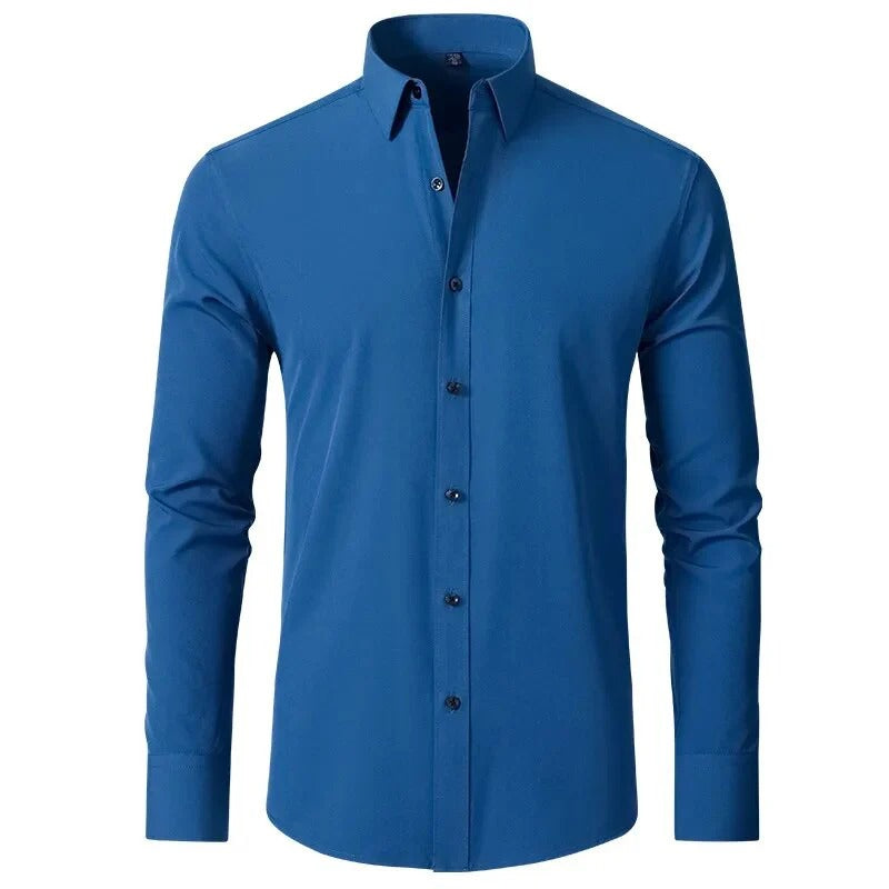 Casual Long Sleeve Non-Iron Shirt Men