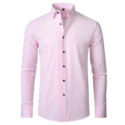 Casual Long Sleeve Non-Iron Shirt Men