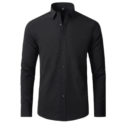 Casual Long Sleeve Non-Iron Shirt Men