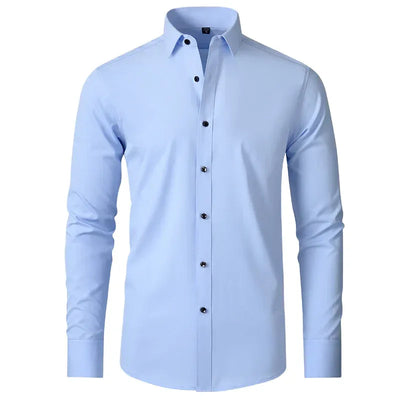 Casual Long Sleeve Non-Iron Shirt Men