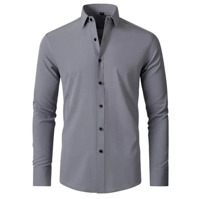 Casual Long Sleeve Non-Iron Shirt Men