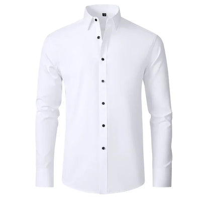 Casual Long Sleeve Non-Iron Shirt Men