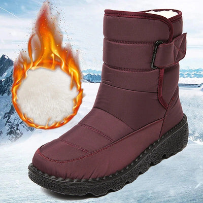 Insulated Fur Lined High Boots Women