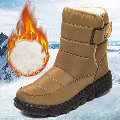 Insulated Fur Lined High Boots Women