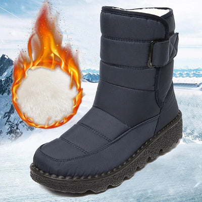 Insulated Fur Lined High Boots Women