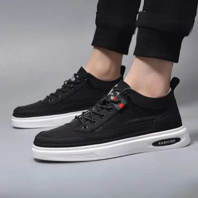Cushioned Office Lace-Up Trainers Men