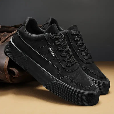Sebastian - Casual Lace-Up Flat Sole Trainers Men