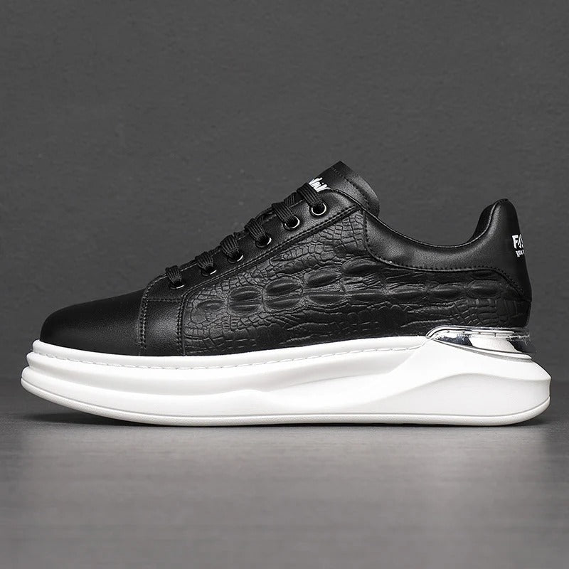 Theodore - Leather Chunky Sole Trainers Men
