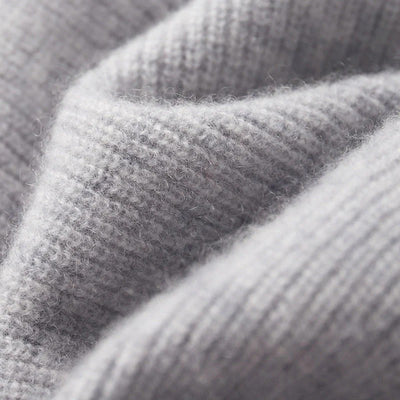 Knitted Zip-Up Hoodie Men