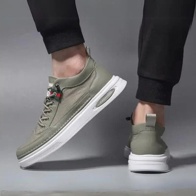 Cushioned Office Lace-Up Trainers Men