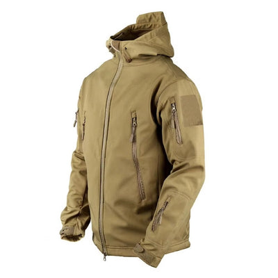 Tactical Hooded Softshell Jacket Men