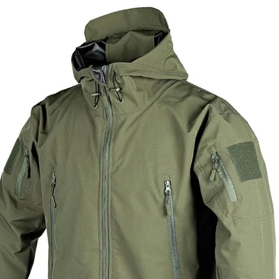 Tactical Hooded Softshell Jacket Men