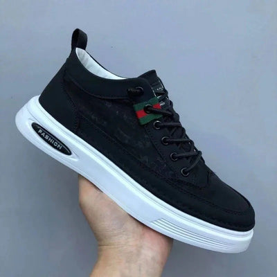Cushioned Office Lace-Up Trainers Men