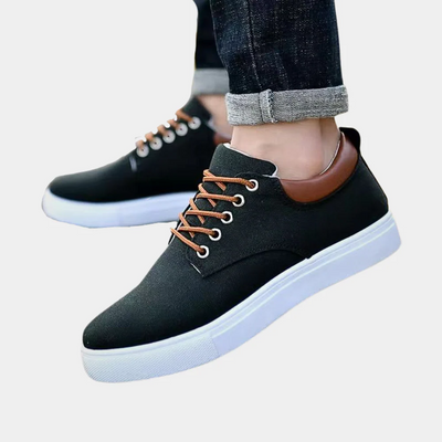Lightweight Low-Top Canvas Office Shoes Men