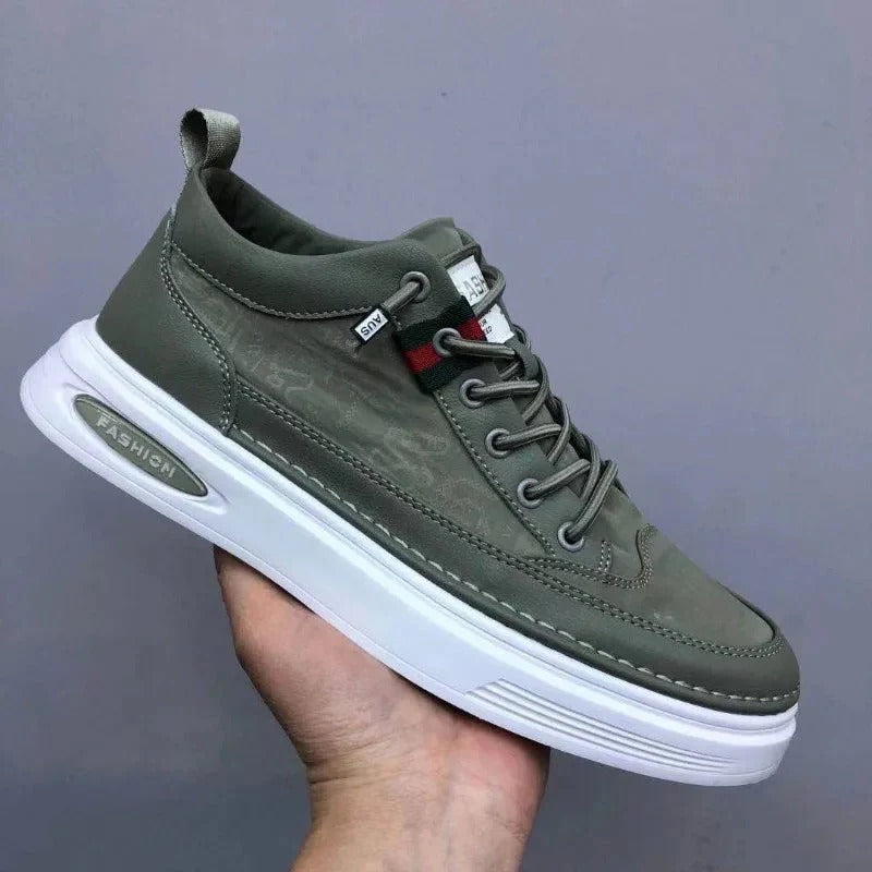 Cushioned Office Lace-Up Trainers Men