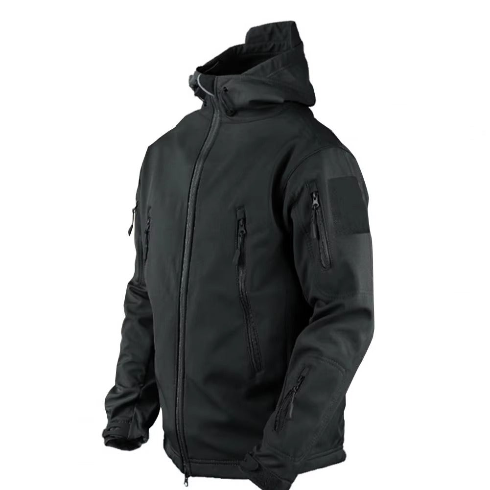 Tactical Hooded Softshell Jacket Men